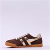 Gola Elan Glitz Retro Gumsole Trainer - Dark Brown Gold